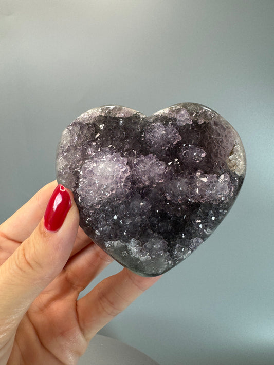 Amethyst Herz - 8cm, 241g
