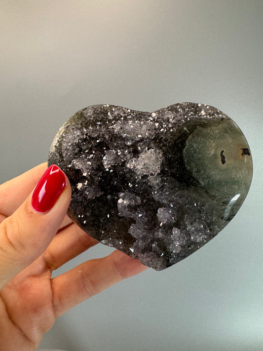 Amethyst Herz - 8cm, 319g