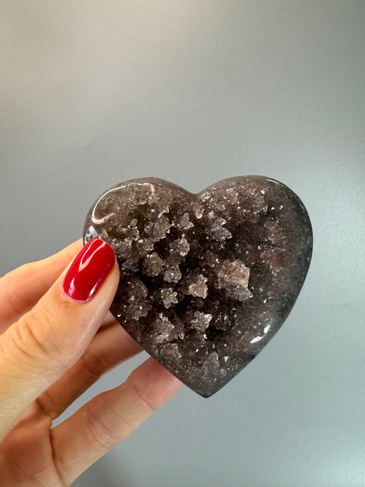 Amethyst Herz - 6.5cm, 137g