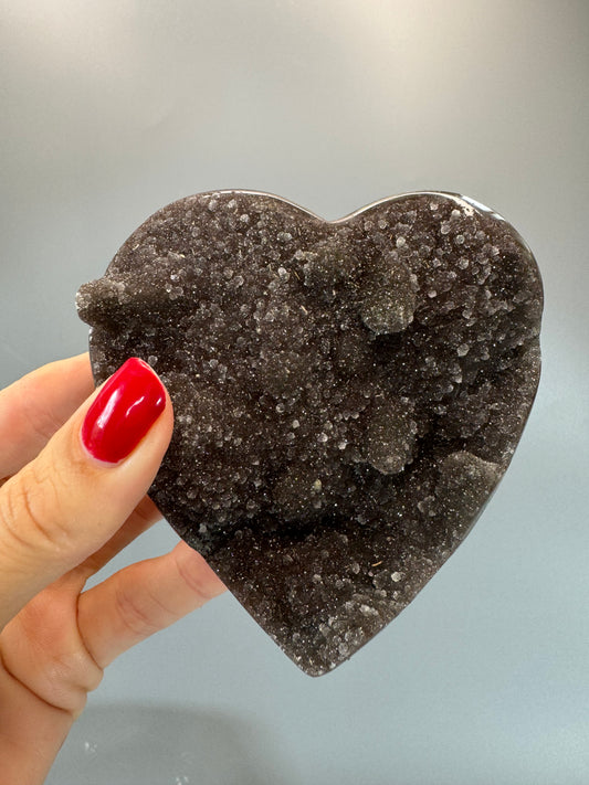 Große Herz des Amethysts | 246g Amethyst Herz | UNIQUE CRYSTALS