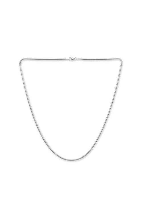 Schlangenkette aus 925 Silber – Glänzende Halskette in 42 cm & 45 cm
