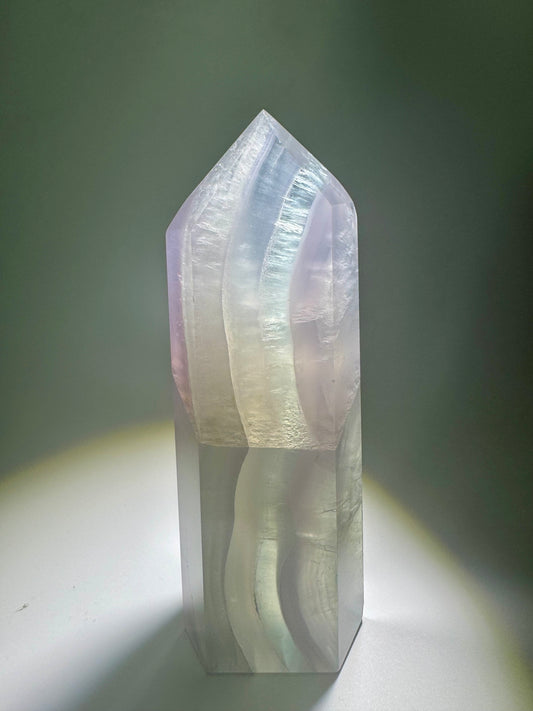 Wunderschöne Pastel Fluorit Spitze - 12.6cm, 337g