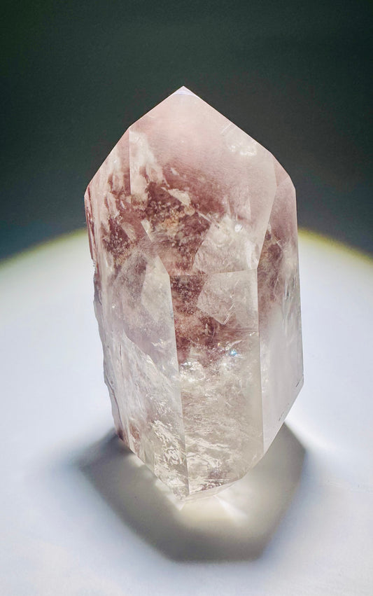Sehr schöne Pink-Lithium-Spitze 🌸 - 7.2cm, 158g