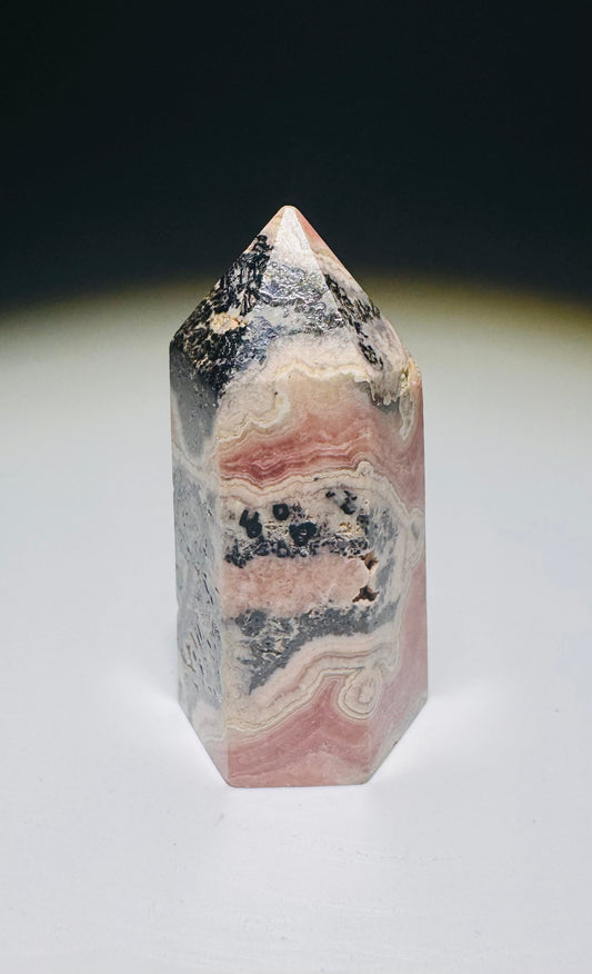 Süsse Rhodochrosit-Spitze mit wunderbarem Farbverlauf 💕 - 4.3cm