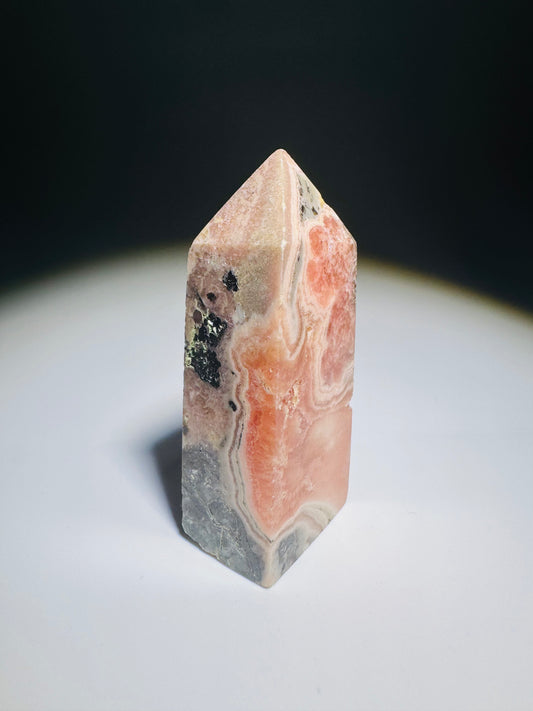 Wunderschöne Rhodochrosit Spitze mit wunderbarem Farbverlauf 💕 - 4.7cm