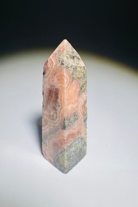 Herzige Rhodochrosit-Spitze mit wunderbarem Farbverlauf 💕 - 4.4cm