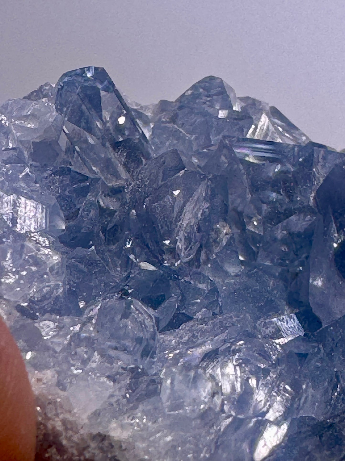 Celestin Stufe aus Madagaskar 💎 Klar & funkelnd ✨ Museumsqualität 10.2cm