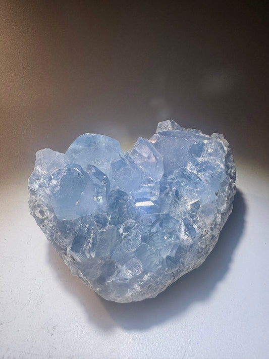 Celestin Stufe aus Madagaskar 💎 Klar & funkelnd ✨ Museumsqualität 8.3cm