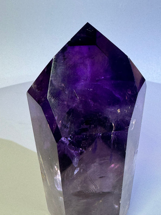Amethyst Phantom Bergkristall Spitze - 10cm, 335g