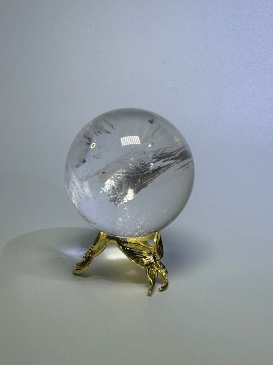 Sehr klare Bergkristall Kugel- 5.2cm, 215g