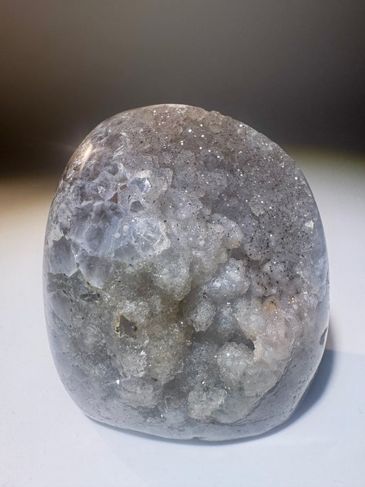 Galaxy Rainbow Amethyst aus Uruguay – 5 cm, 137 g · Doppelkristallisation 🌌💎