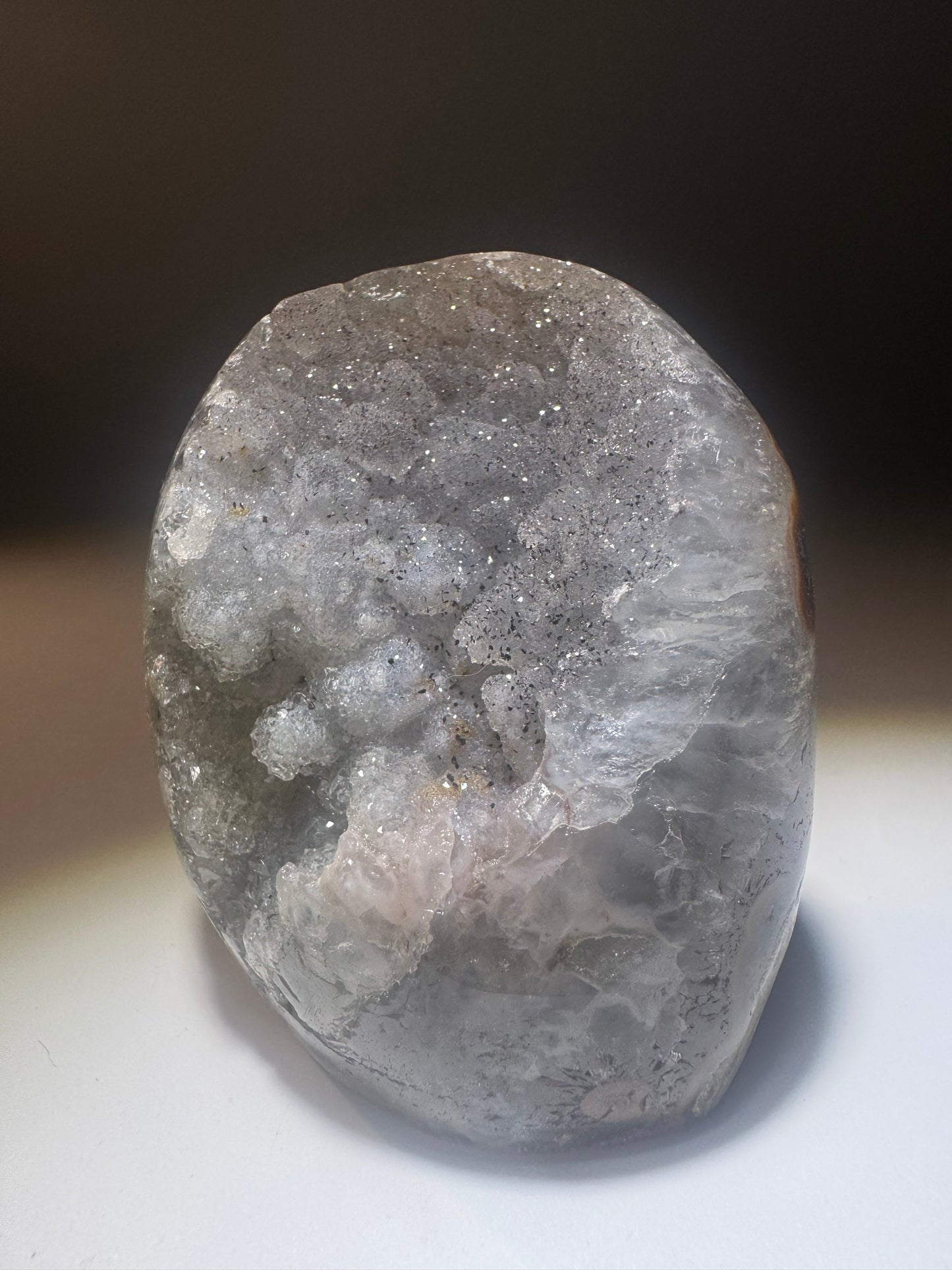 Galaxy Rainbow Amethyst aus Uruguay – 5 cm, 137 g · Doppelkristallisation 🌌💎
