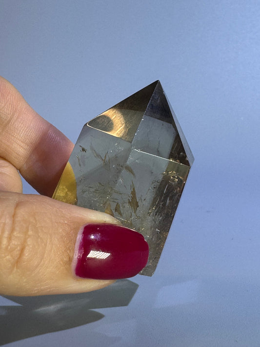 Mini Citrin Spitze mit Phantom - 4.5cm