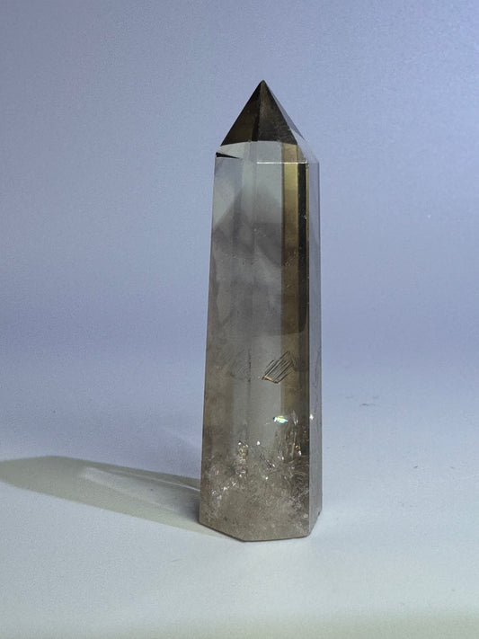 Mini Citrin Spitze mit Phantom - 6cm