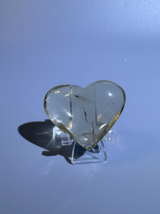 Bezauberndes Citrin Herz - 4.5cm