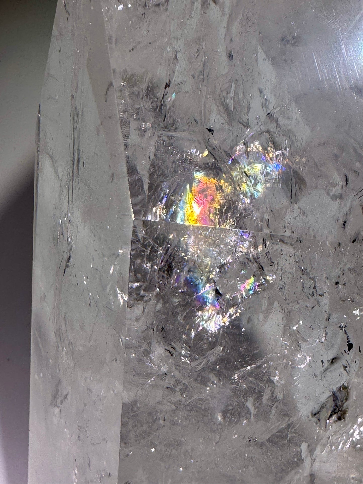 Riesiger, extraklarer Bergkristall / Lemurian in Museumsqualität – 23,5 cm Spitze, 3,8 kg – 1A-Unikat aus Brasilien