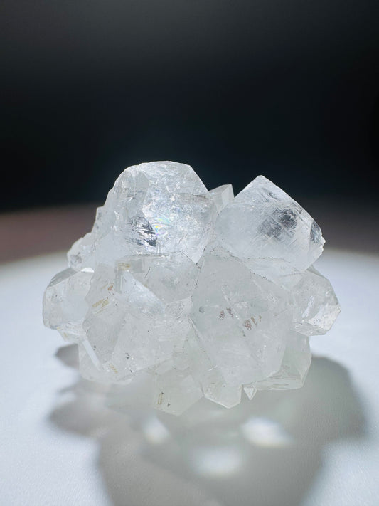 Wunderschöner Diamond Apophyllit – 4x5cm, 75g aus Indien