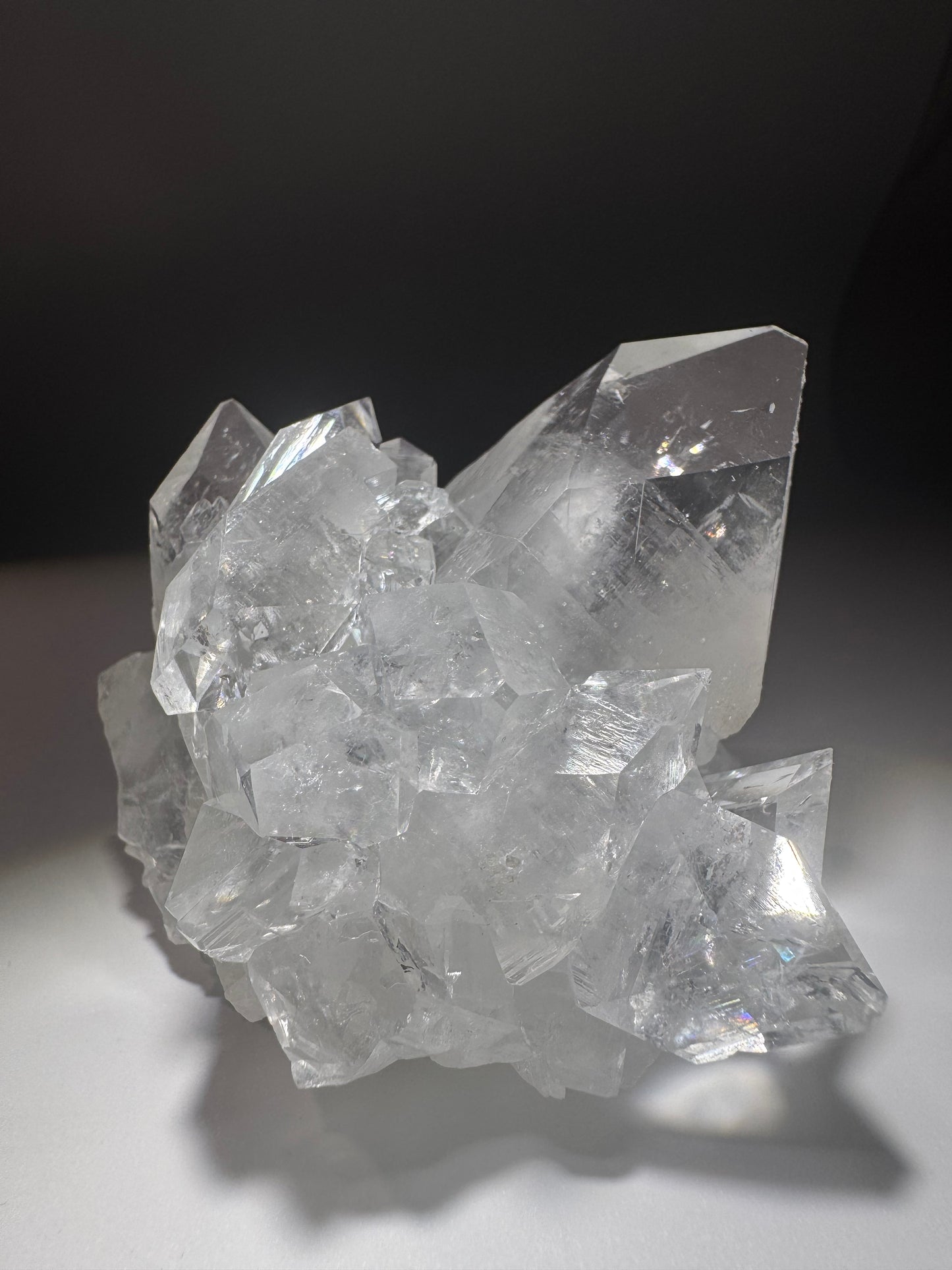 Bezaubernder Diamond Apophyllite 6.5x7.5 cm – Hochglanz, perfekte Klarheit & strahlende Brillanz