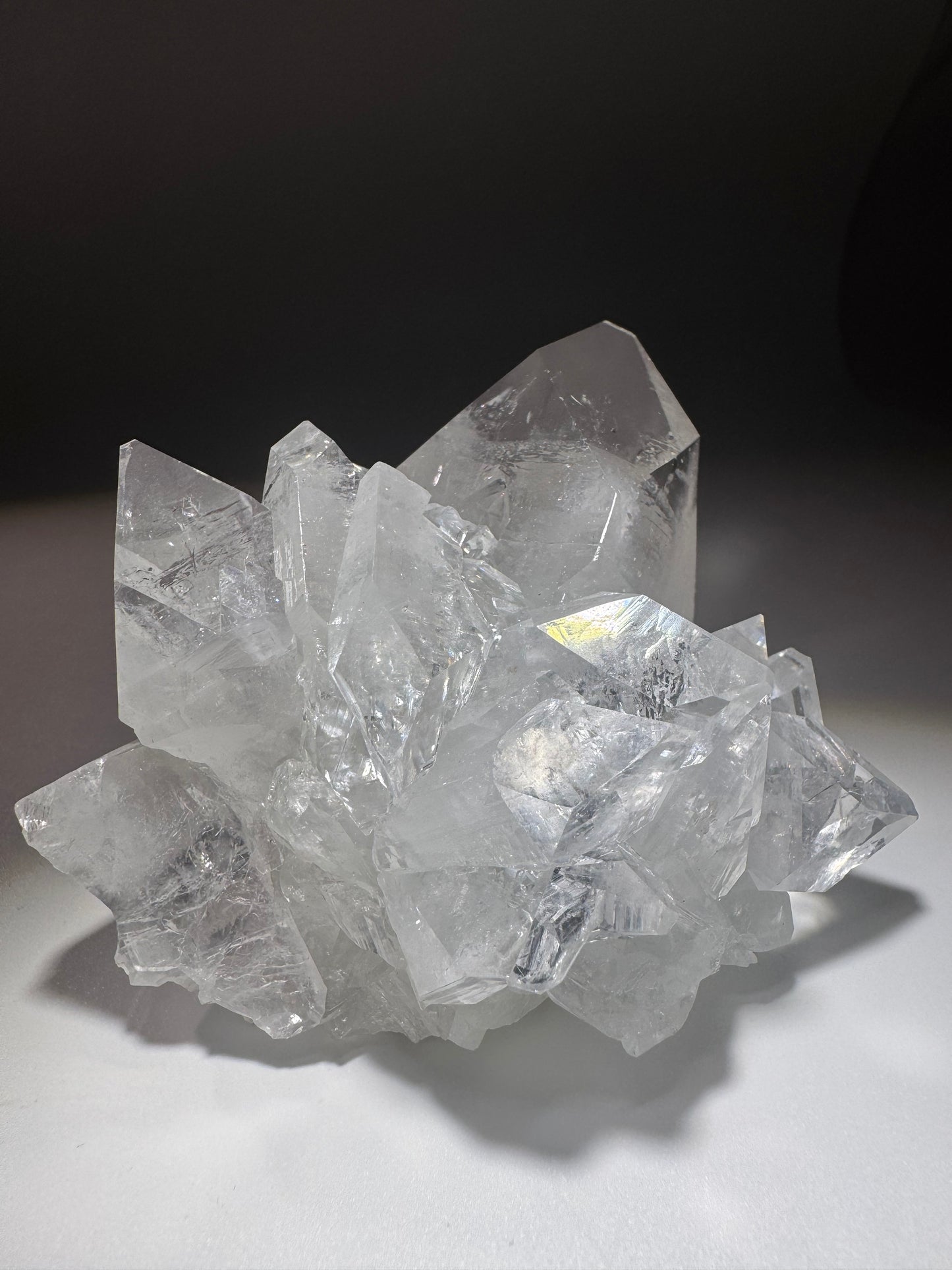 Bezaubernder Diamond Apophyllite 6.5x7.5 cm – Hochglanz, perfekte Klarheit & strahlende Brillanz