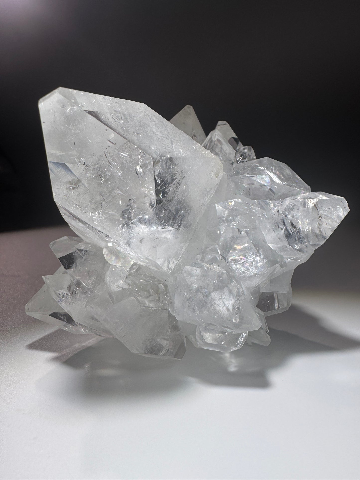 Bezaubernder Diamond Apophyllite 6.5x7.5 cm – Hochglanz, perfekte Klarheit & strahlende Brillanz