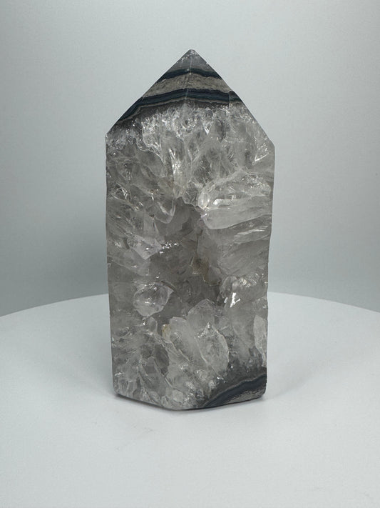 Traumhafte klare Quarz Spitze - 13.5cm