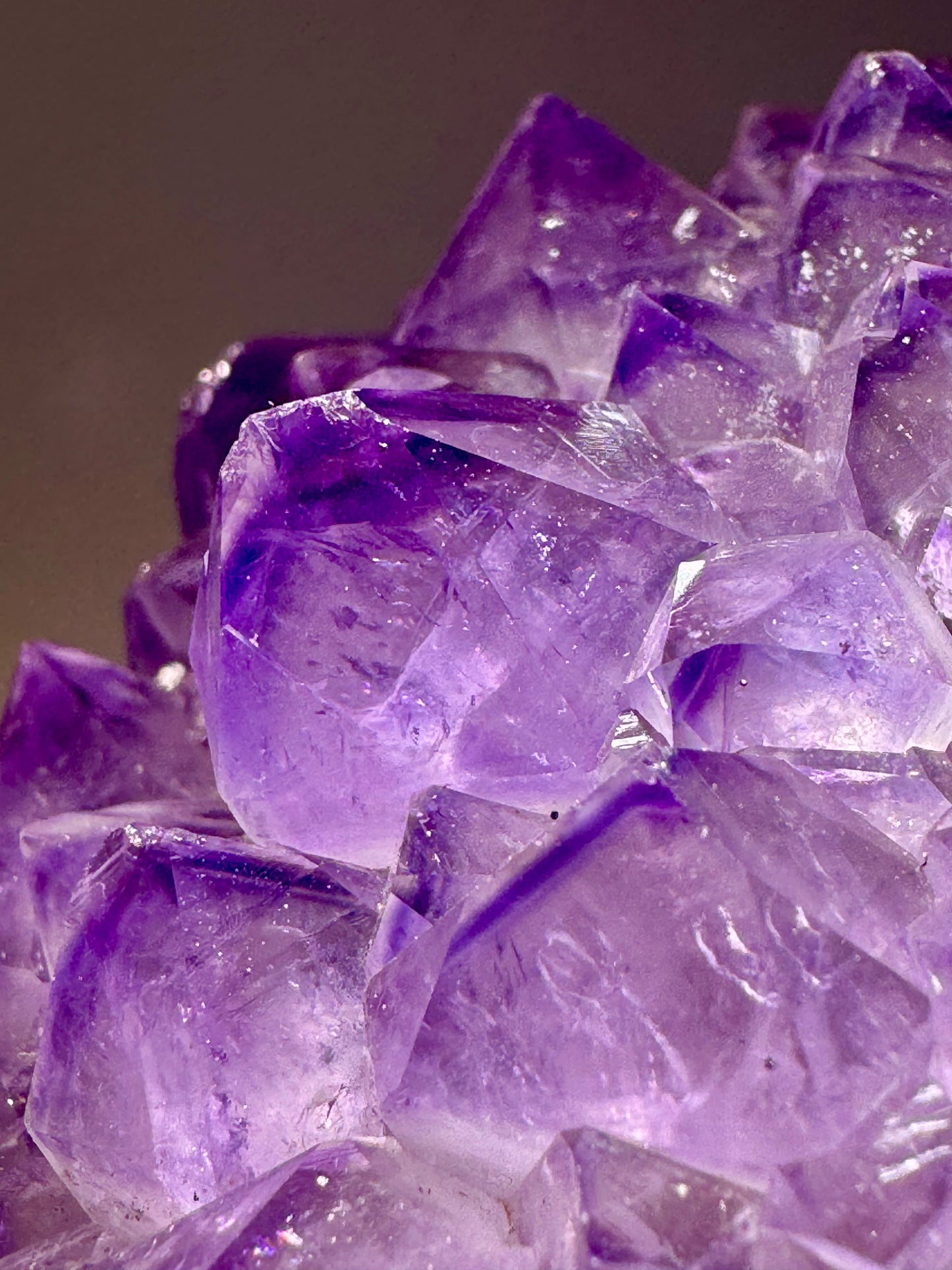 Exklusive Amethyst Blüte/Blume 14.5cm – 1.42kg | Perfekte Spitzen mit Phantomen | Stalaktit Unikat aus Uruguay
