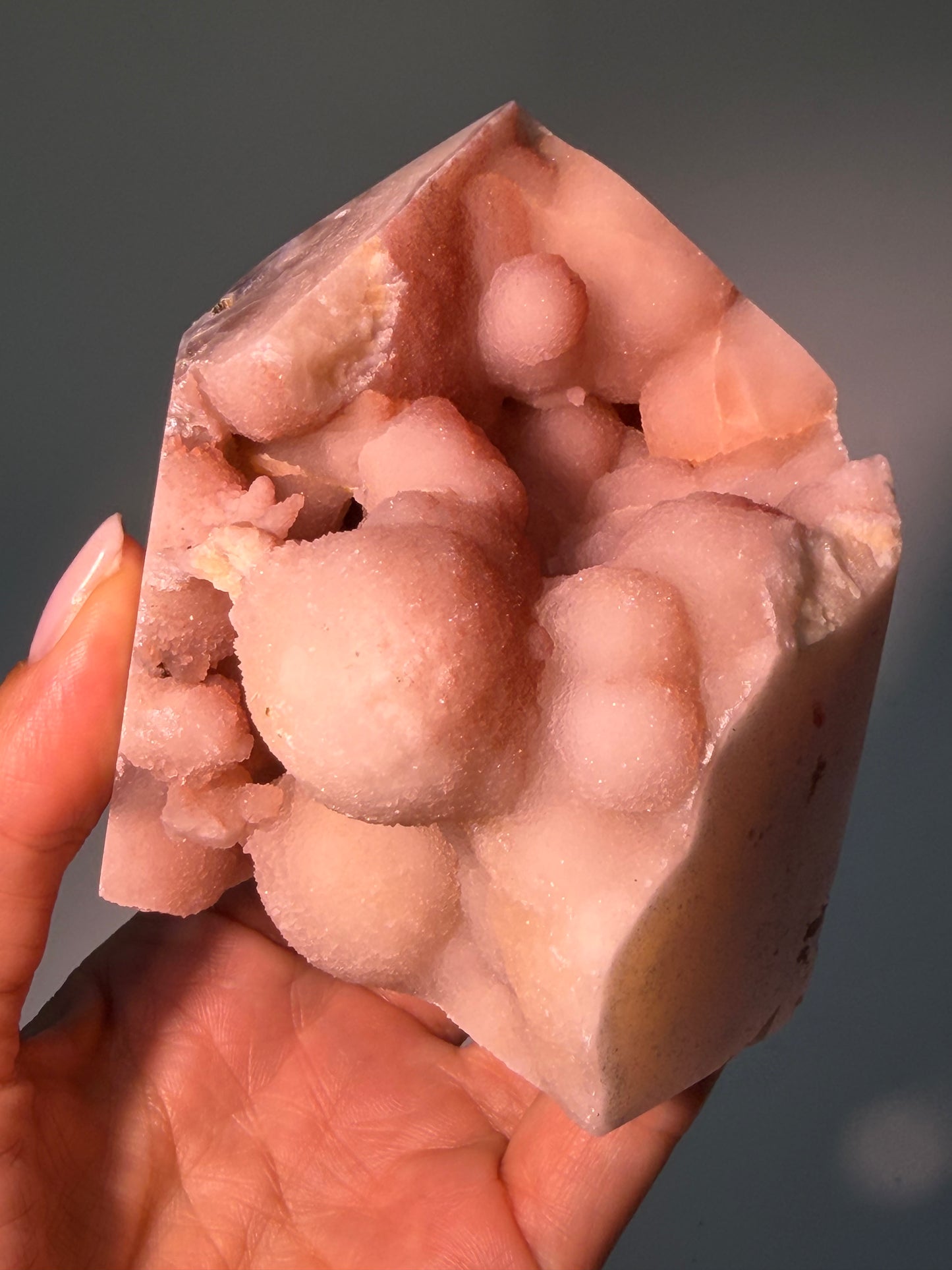 Pink Amethyst mit Bubble-Kristallisation – 8.8 cm | 537 g | Südbrasilien