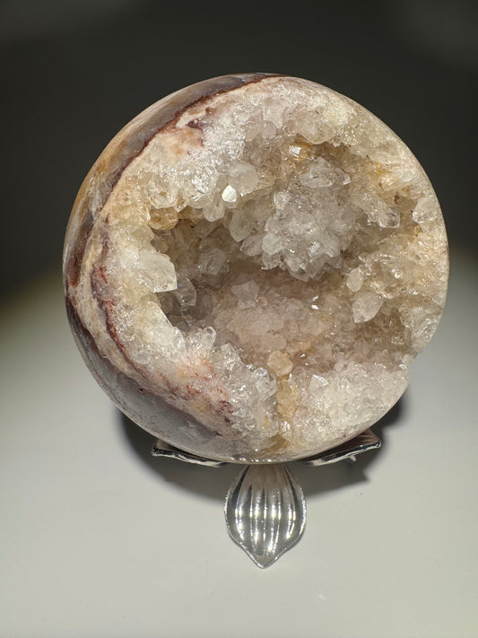 Pink Amethyst Kugel 9.5 cm – 1.36 kg | Seltene rosa Kristallkugel 💕✨