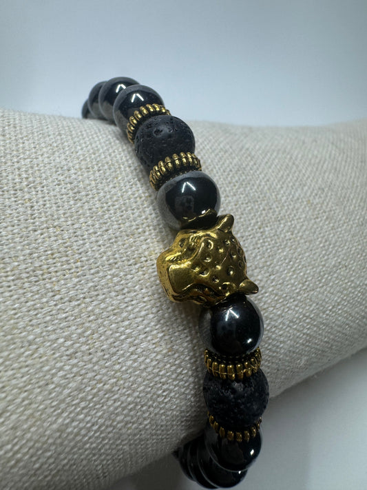 Exklusives Hämatit Armband - 20cm