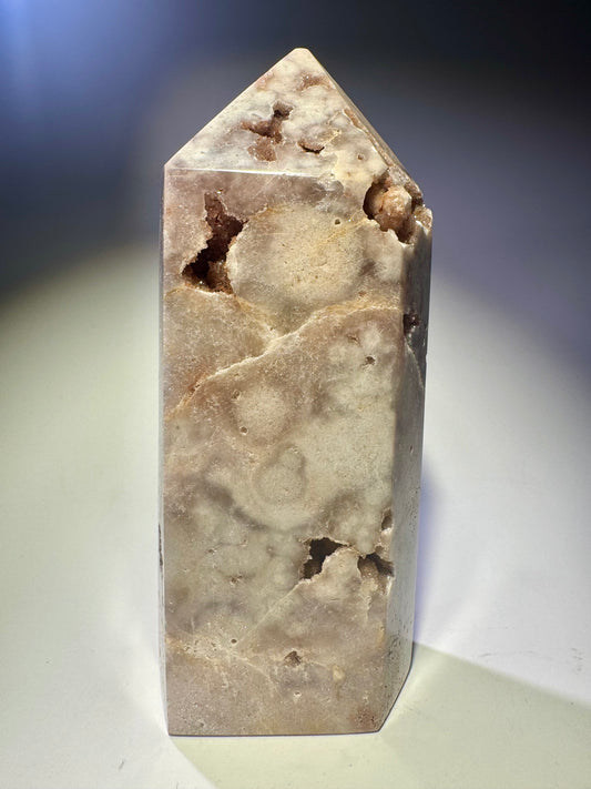 Grosse Pink Amethyst Spitze – zart, funkelnd & kraftvoll 💖 - 14.2cm, 641g