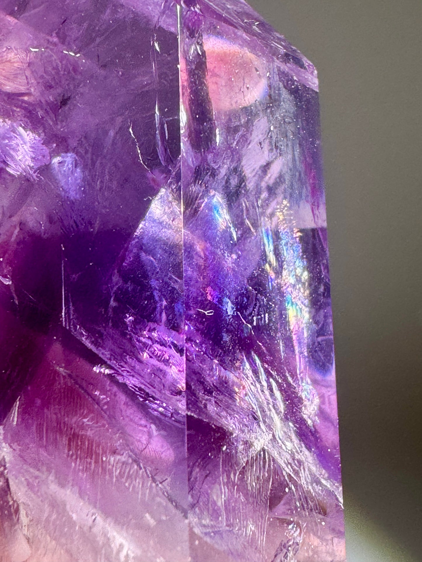 Ametrin Spitze 6,5 cm – Extra klare Qualität mit Phantomen Brasilien