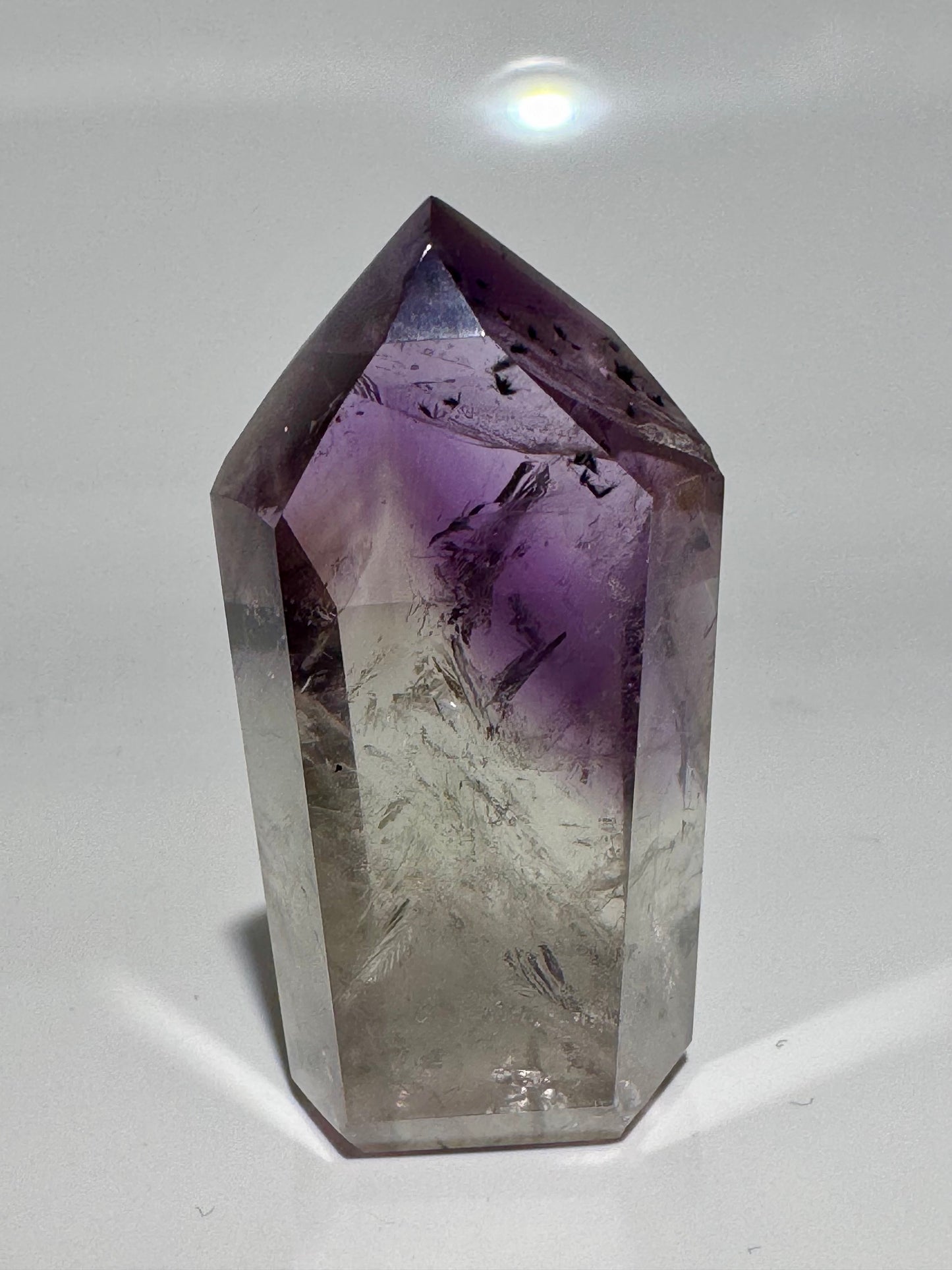 Ametrin 5 cm – Extra klar mit Phantomen & Hollandit-Einschlüsse Brasilien