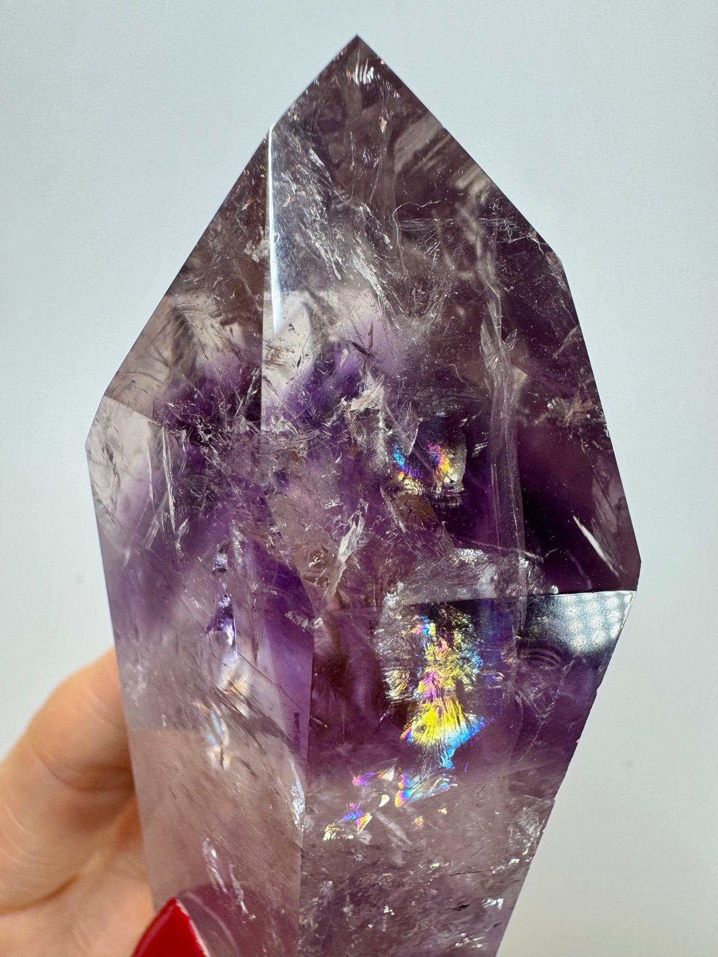 Améthyste fantôme - 10,2 cm, 251 g