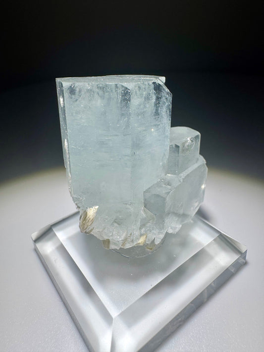 Hochwertiger klarer Aquamarin-Kristall aus Pakistan – seltenes Sammlerstück