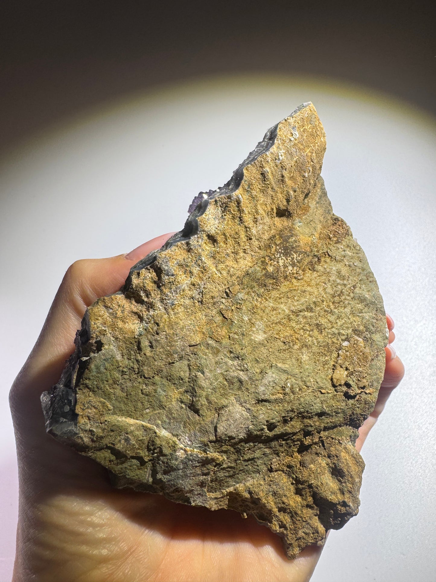 Amethyst-Druse 15,5 x 6,5 cm, 254g – Kraftvolle violette Kristallenergie für dich