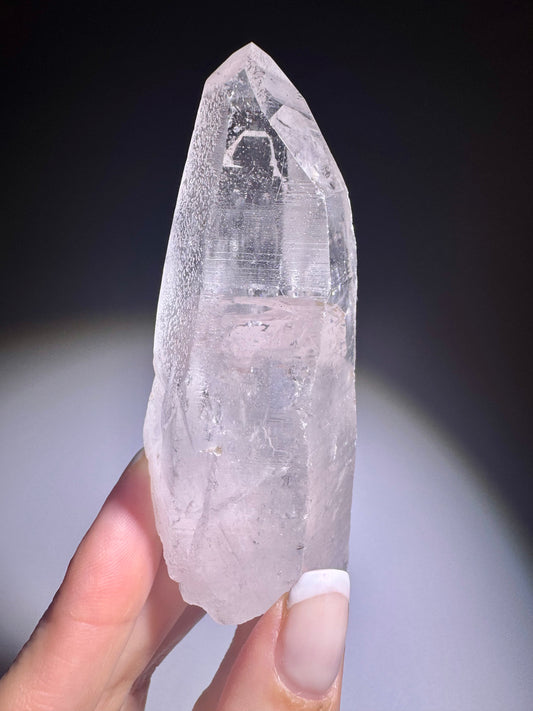 Lemurian Spitze Brasilien ✨ 9.5cm, 137g – Naturbelassene Qualität