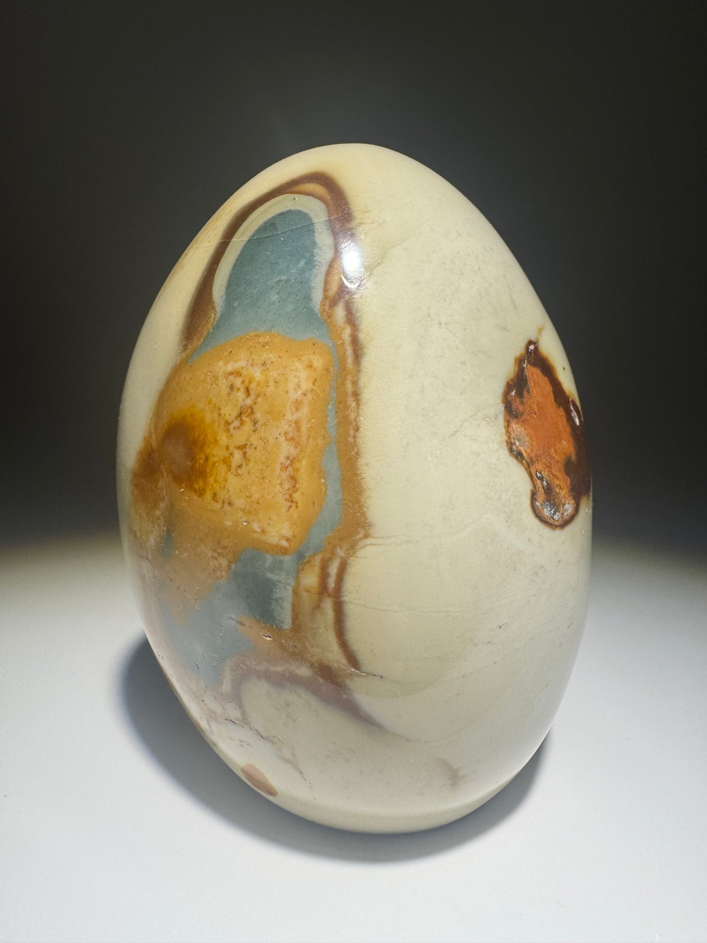 Polychrome Jaspis 8,6 cm – kräftige Farben aus Madagaskar 🪨