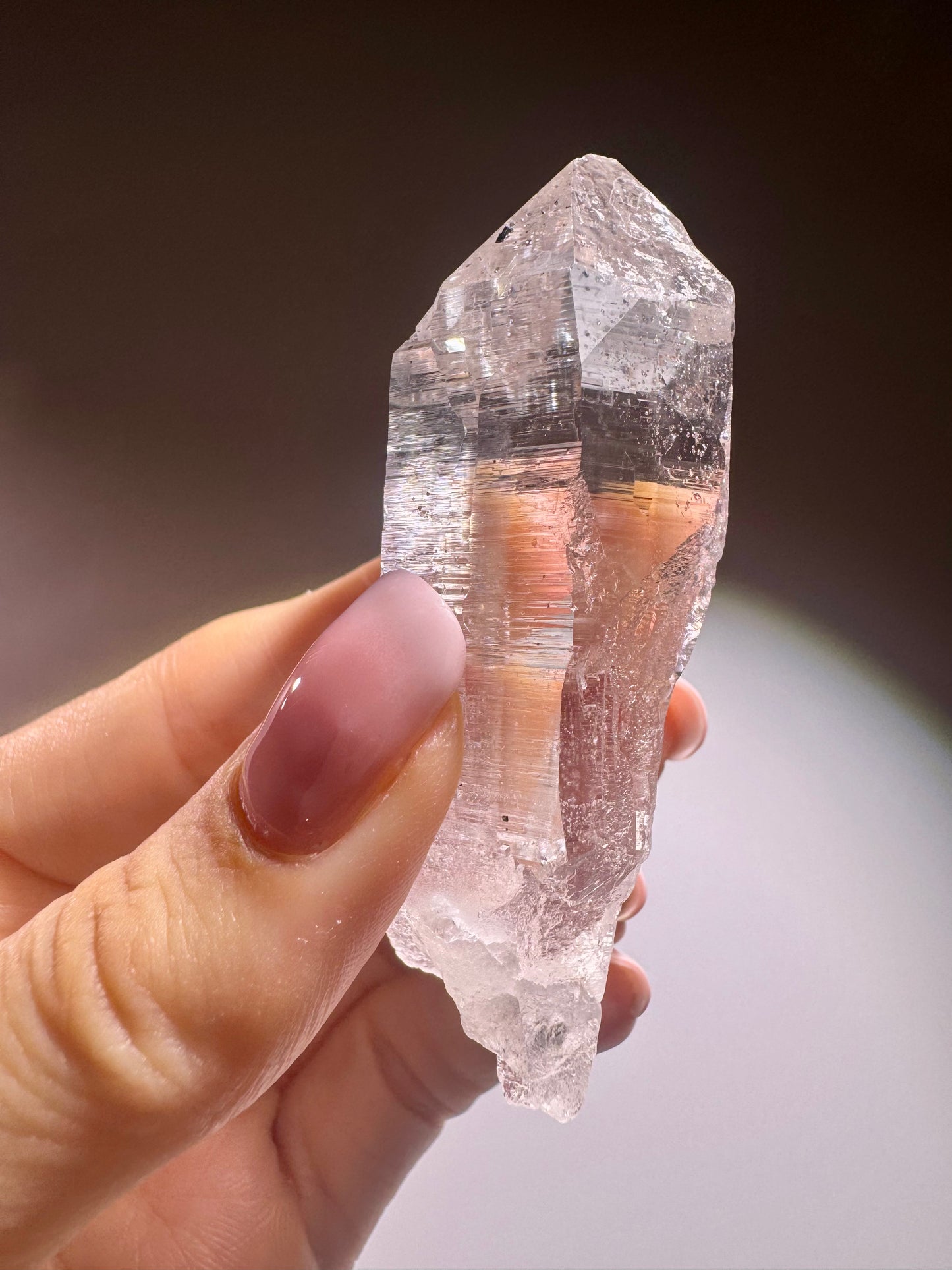 Klarer Bergkristall aus dem Himalaya – Einzelstück in Museumsqualität