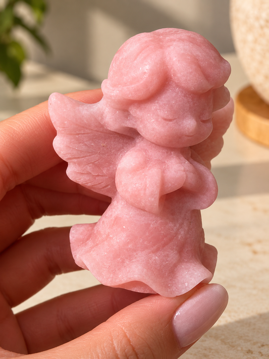 Kristall Engelchen 6 cm Weihnachtsgeschenk und Tischdekoration