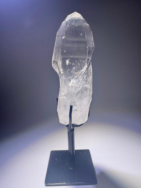 Lemurianer Kristallspitze Brasilien 9 cm transparent