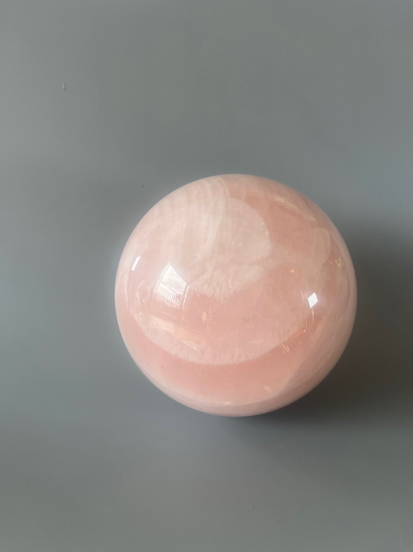 Riesige Rosenquarz-Kugel – 5,3 kg – Harmonie & Liebe in Rosa