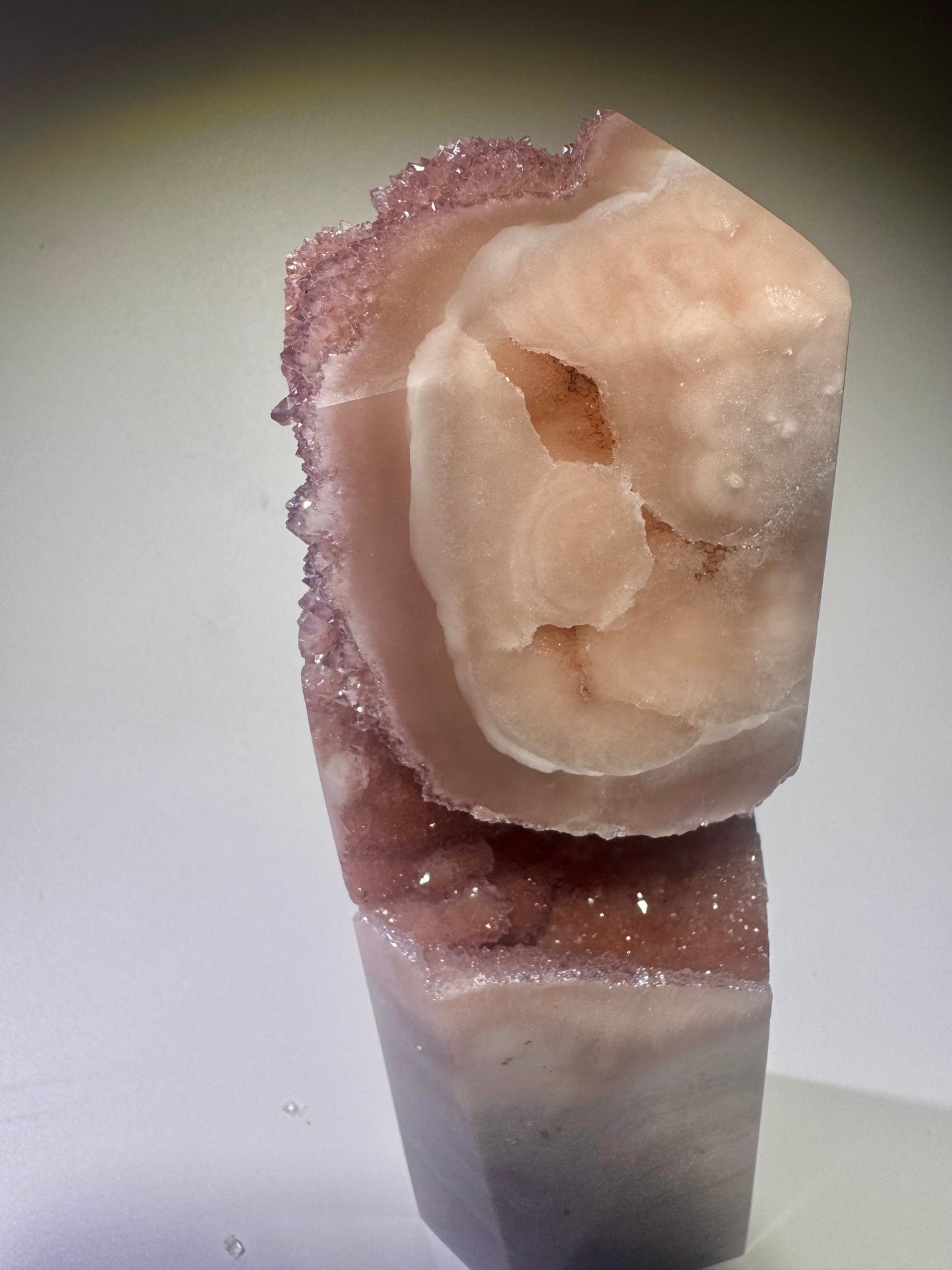Rosa Kristall aus Brasilien – Pink Amethyst 13,5 cm – 574 g
