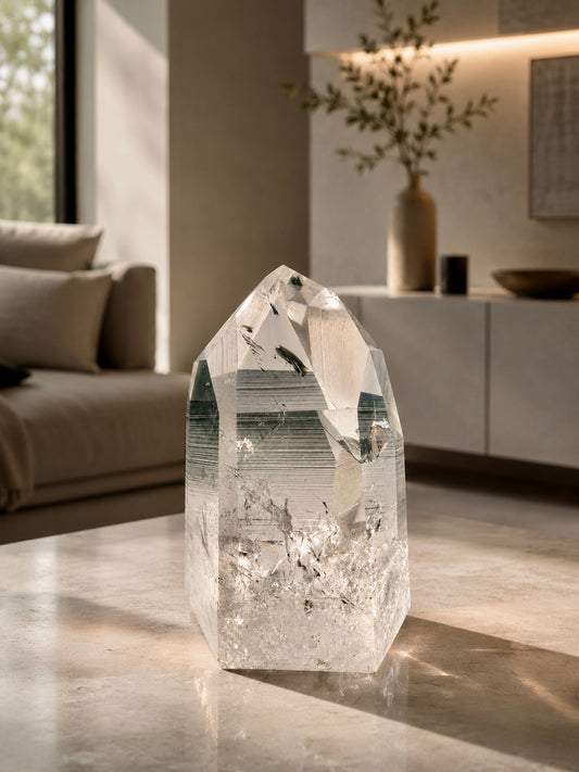 Spiritueller Lemurian-Heilkristall – 11,5 cm, 780 g, Bahia