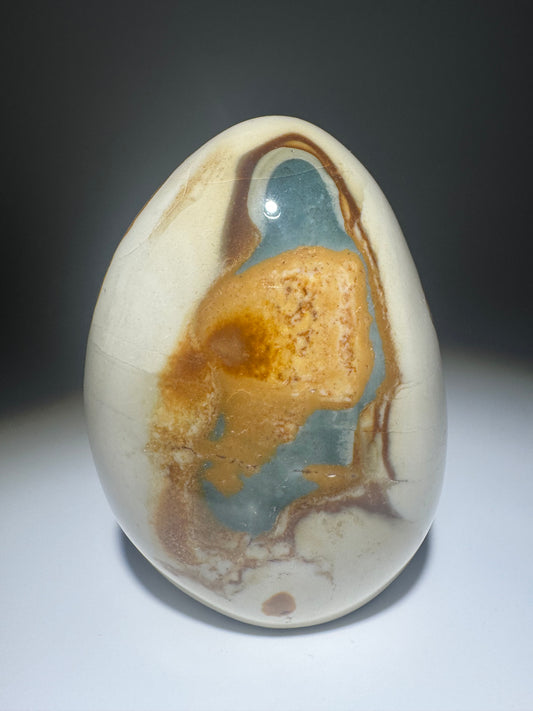 Unikat aus Madagaskar: Handverlesener Gypsy Jaspis mit markanter Maserung und hochwertiger Politur – 441 g schwer