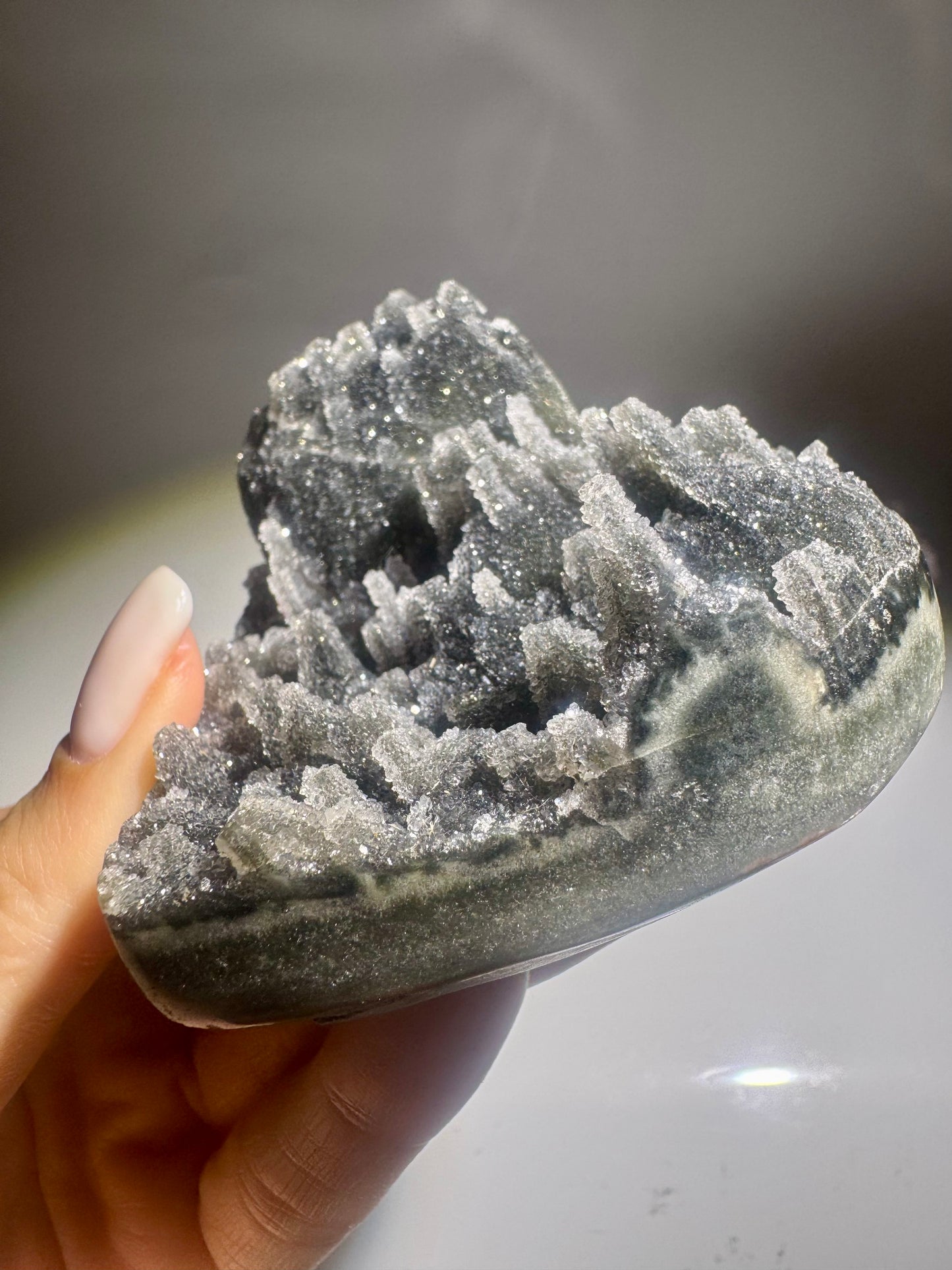 Amethyst Heart - 7.5cm, 208g