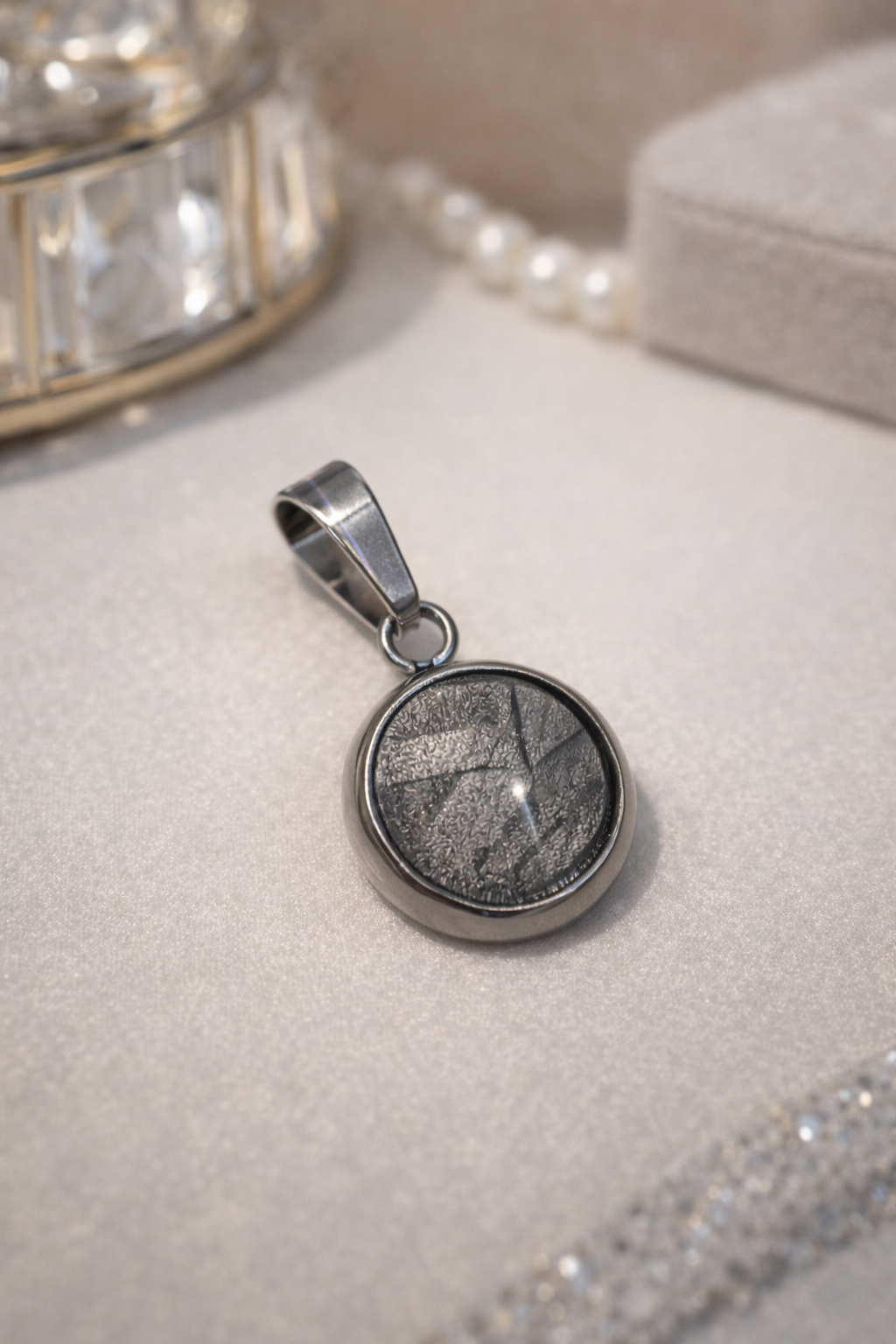 Aletai Anhänger – Echter Meteorit aus dem All | 1,8 cm