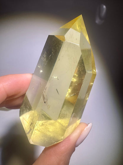 Citrin Spitze (extra klar) - 7cm, 123g
