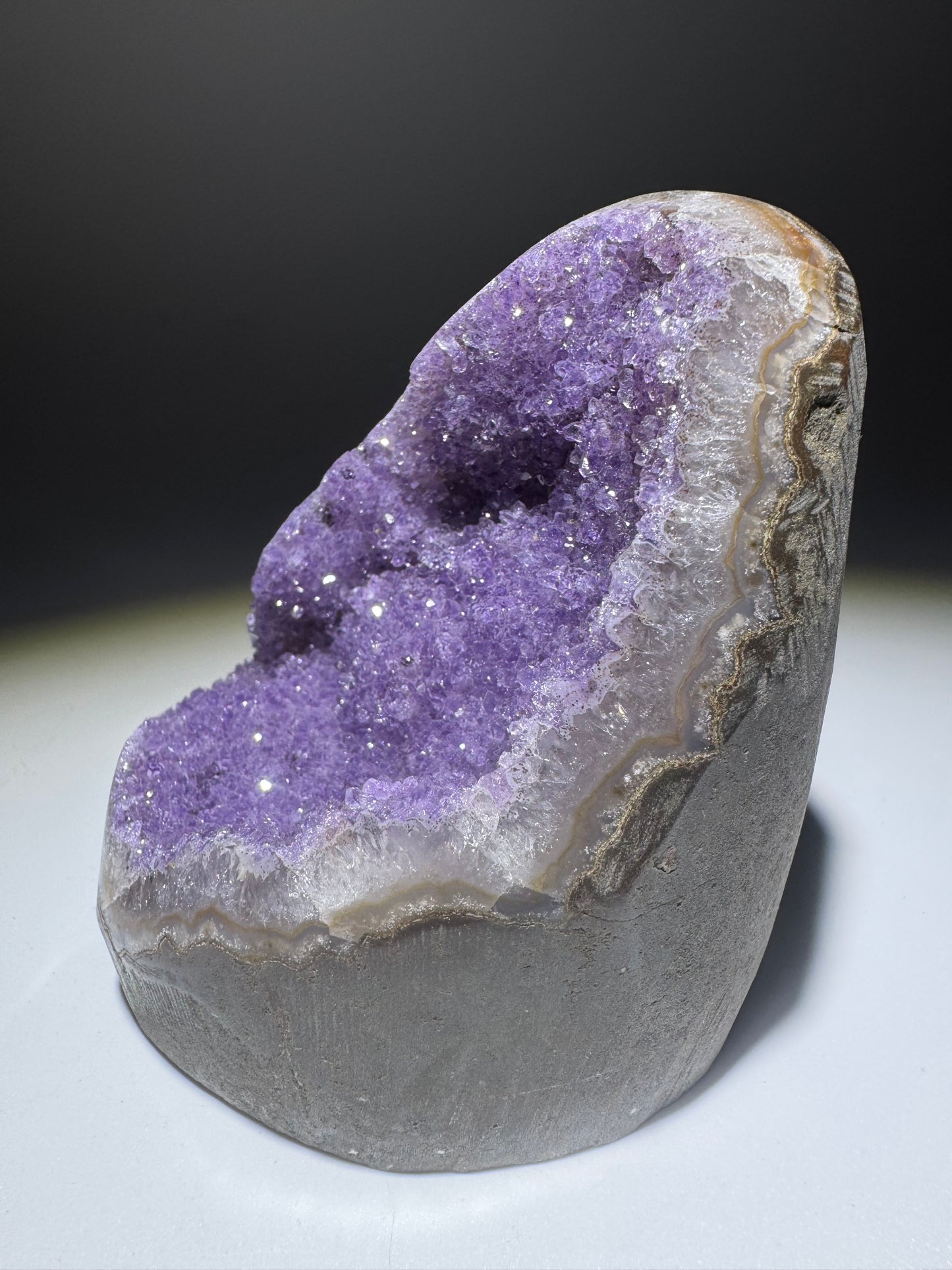 Rainbow Amethyst Cutbase - 7.5cm, 372g