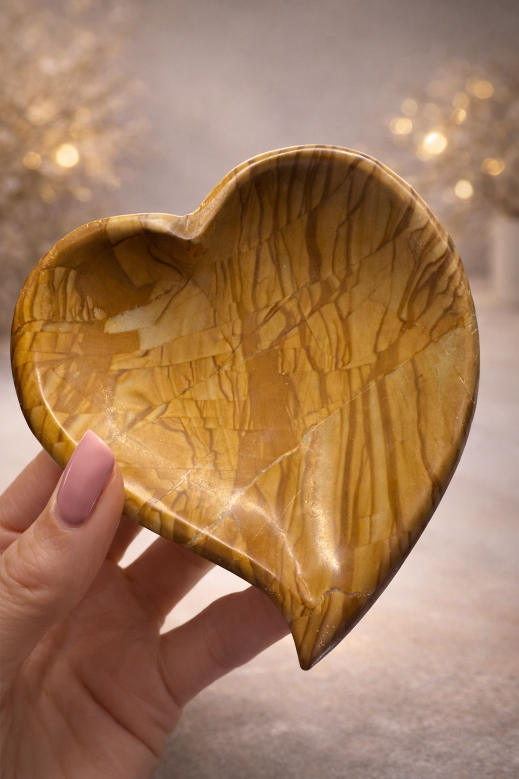 Picture Jasper-Schale in Herzform 🤎