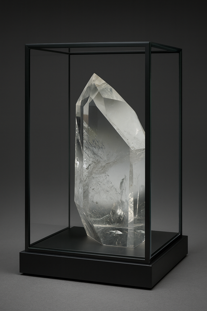 Grosse klare Phantom-Quarz-Spitze 💎 - 11.5cm, 329g